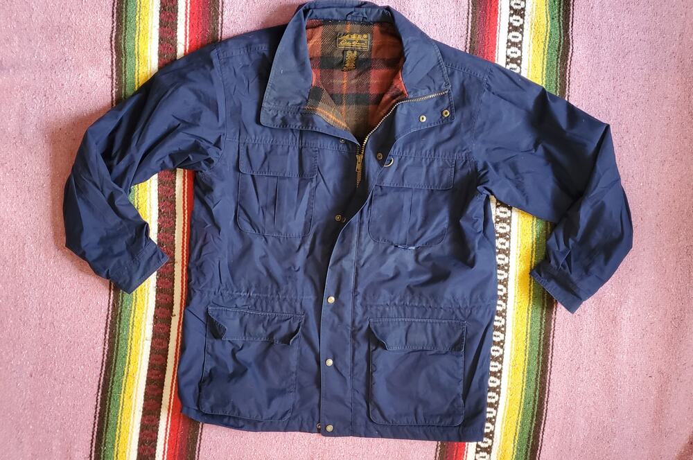 Vintage Flannel Lined Wool Mountain Parka Eddie Bauer Coat Jacket XL
